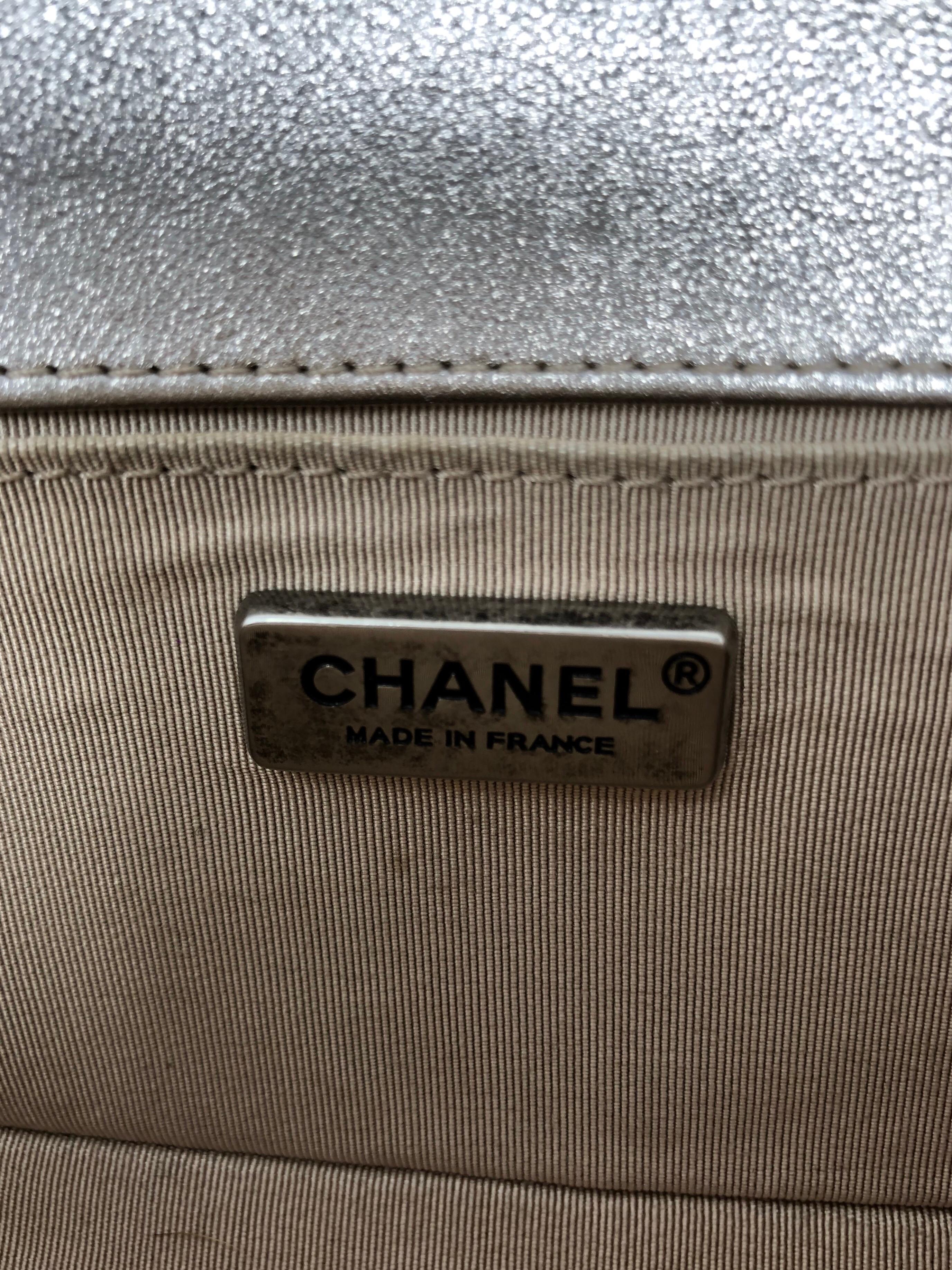 Chanel Swarovsky Crystal Boy Bag  4
