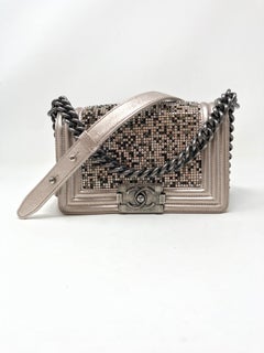 Chanel Swarovsky Crystal Boy Bag
