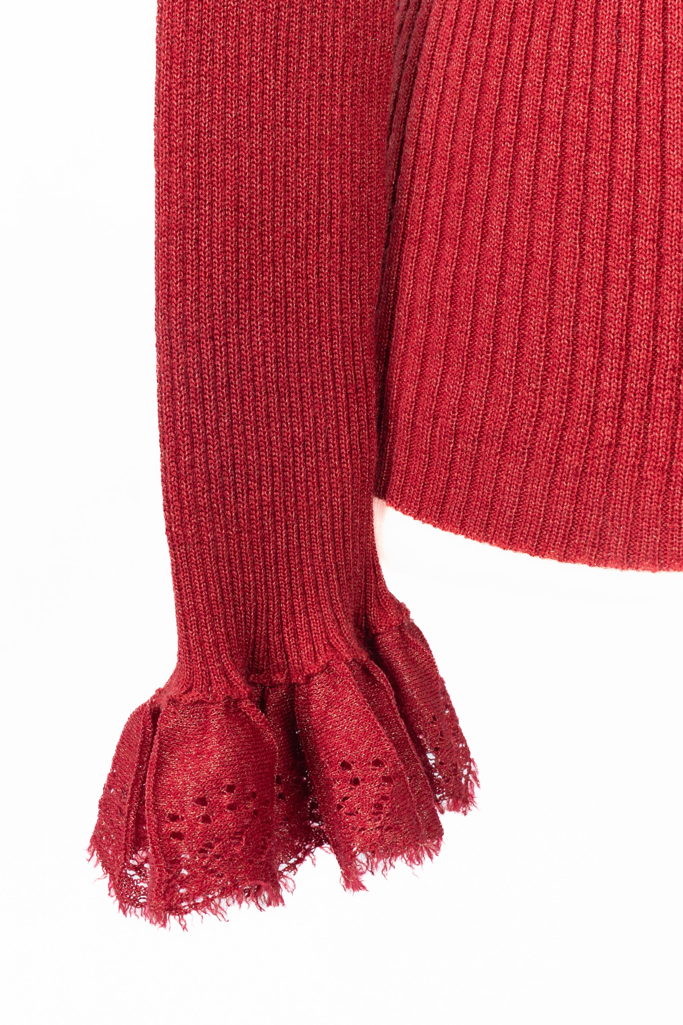 Rouge Pull Chanel Paris-Moscou 2009 en vente