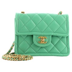 Chanel Sweet Classic Flap Bag Quilted Caviar Mini