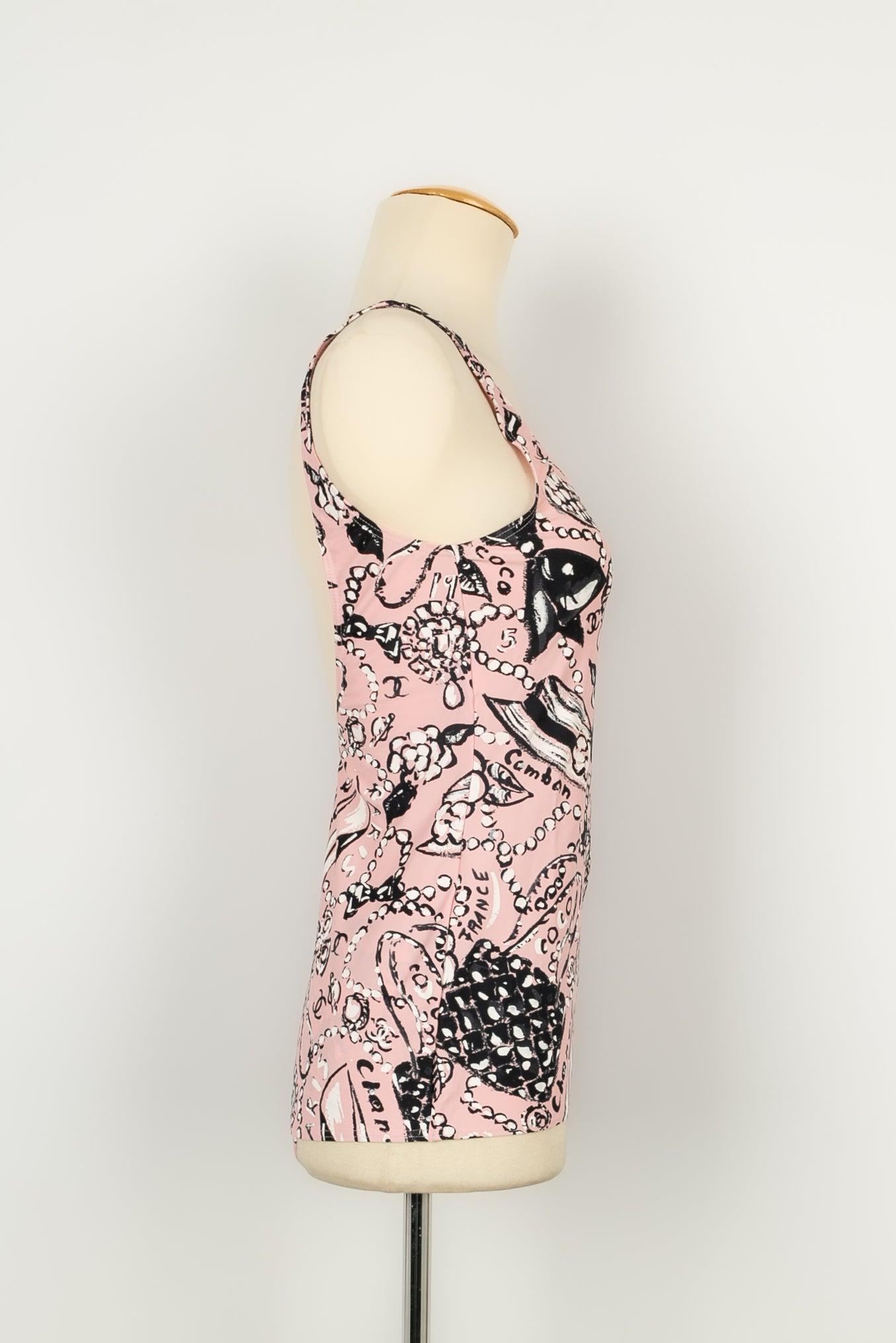 Chanel Swim Set of Top, Bikini Bottom and Foulard Eyeshade, 1993-1994 In Excellent Condition For Sale In SAINT-OUEN-SUR-SEINE, FR
