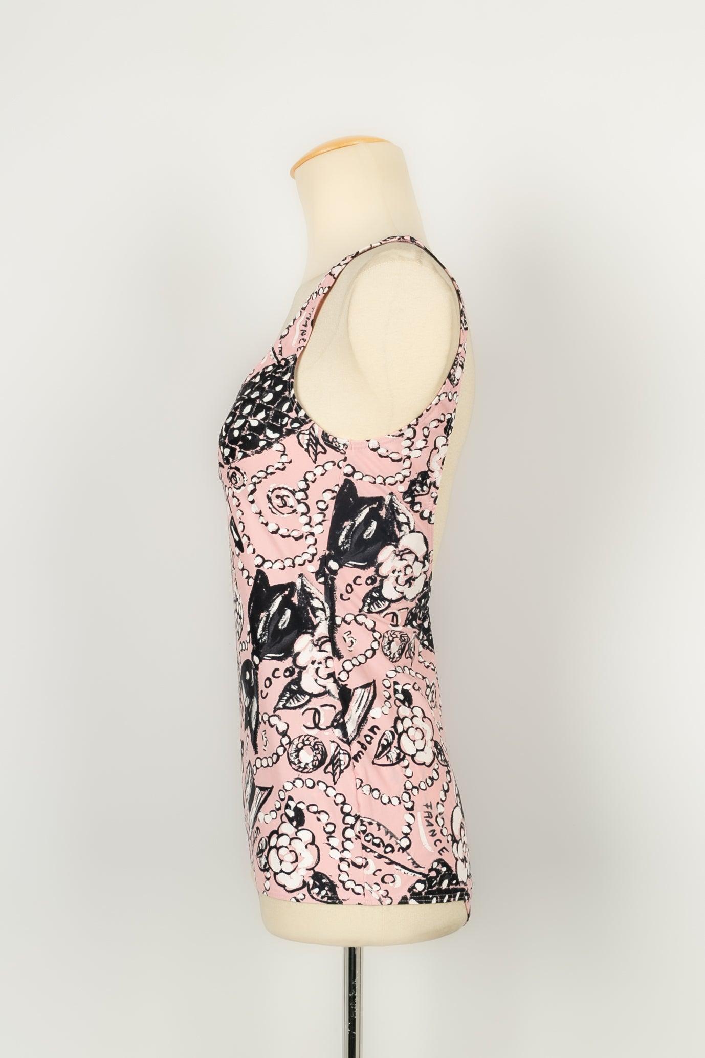 Ensemble de bains Chanel, bas Bikini et abat-jour Foulard, 1993-1994 en vente 2