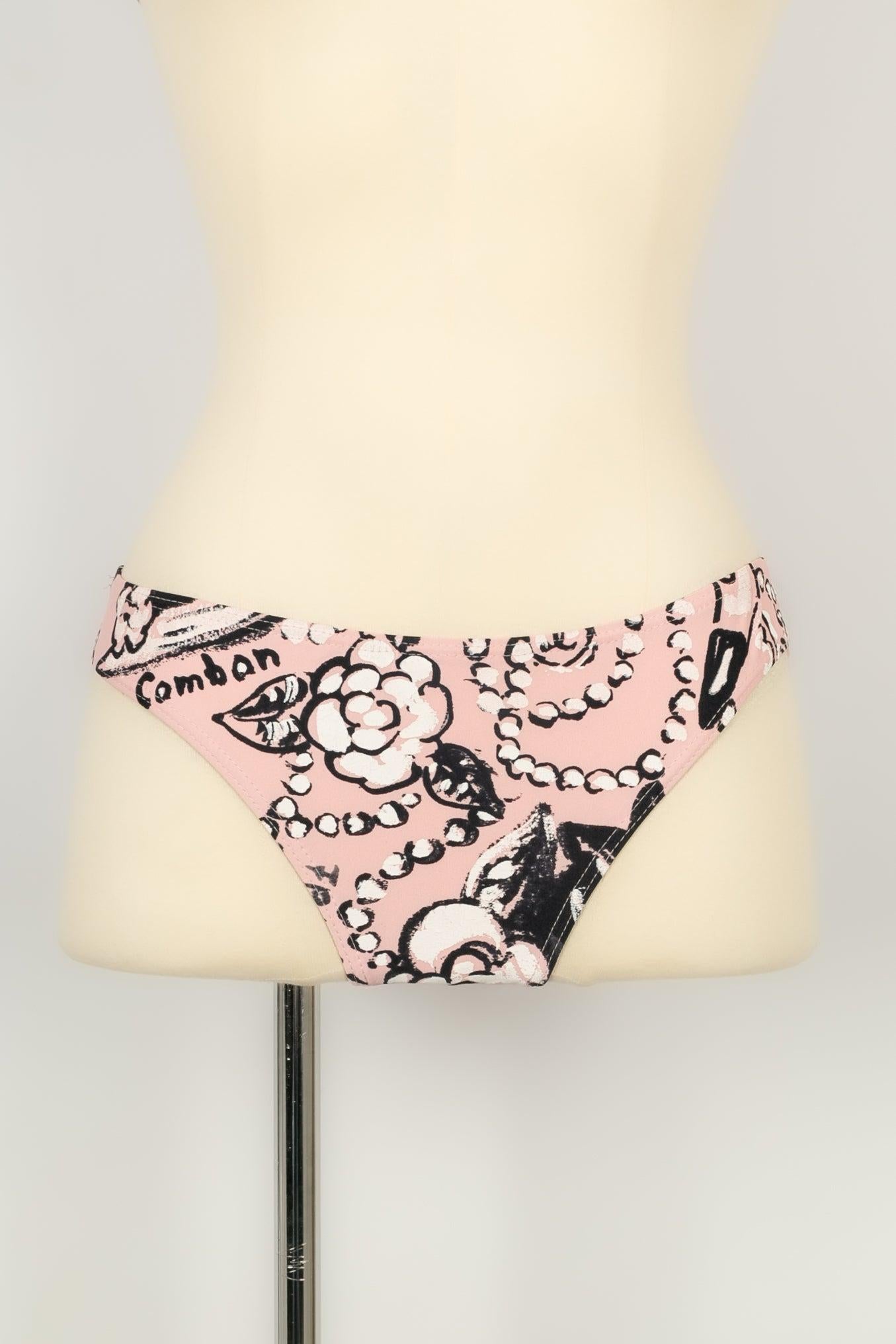 Chanel Swim Set of Top, Bikini Bottom and Foulard Eyeshade, 1993-1994 For Sale 3