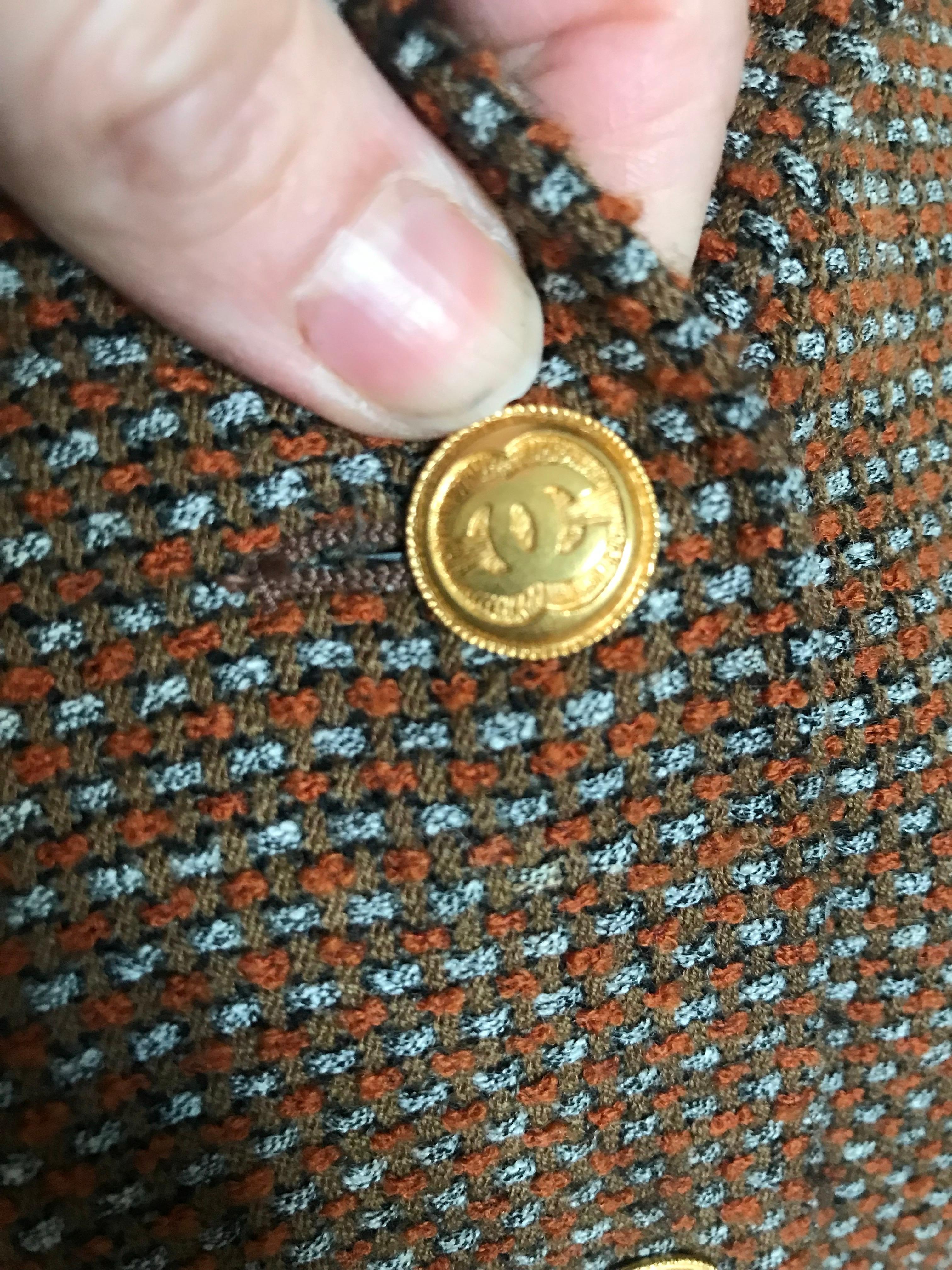 CHANEL Tailor und Tweed Jahrgang 1996 im Angebot 9