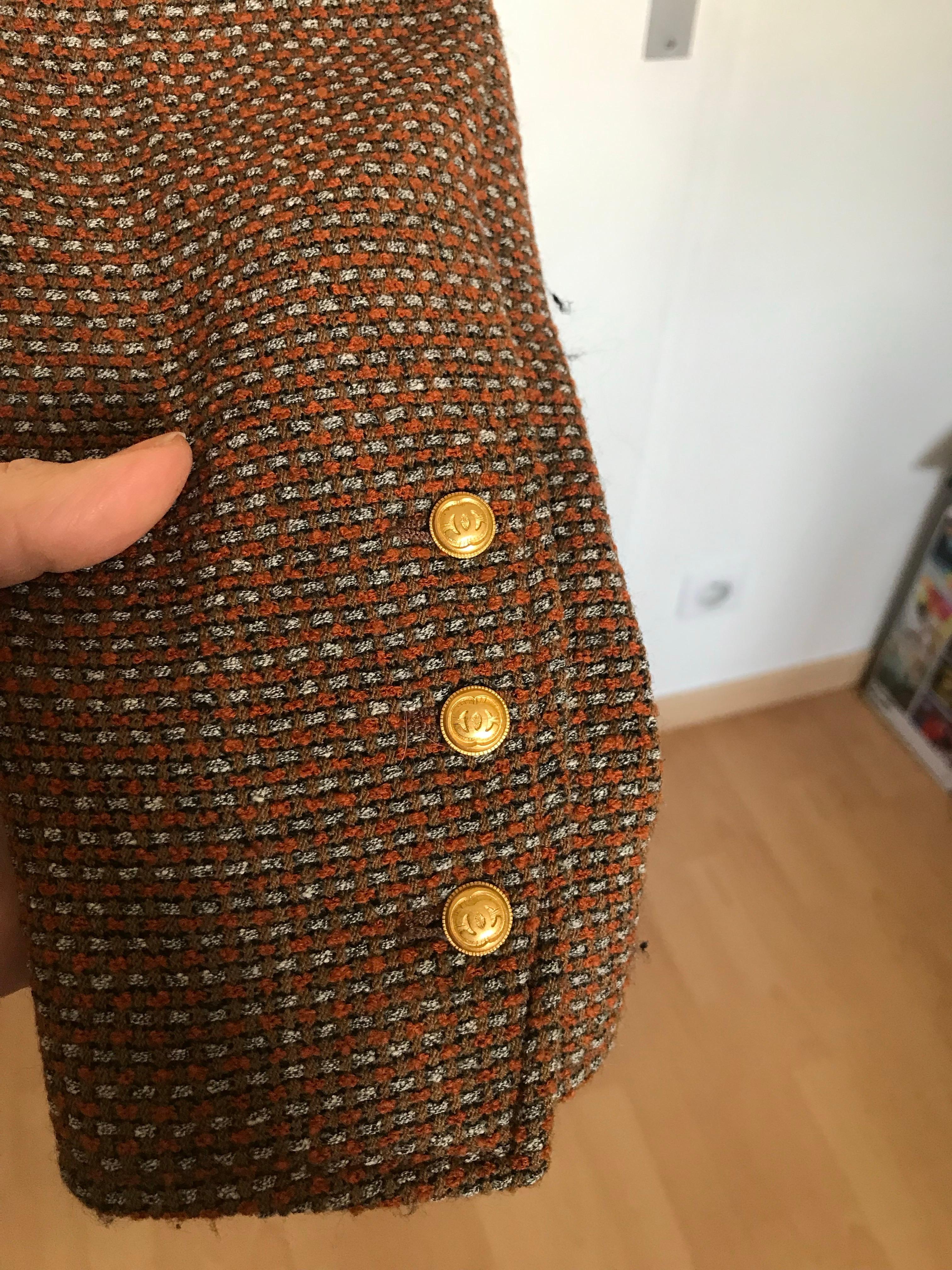 CHANEL Tailor und Tweed Jahrgang 1996 im Angebot 4