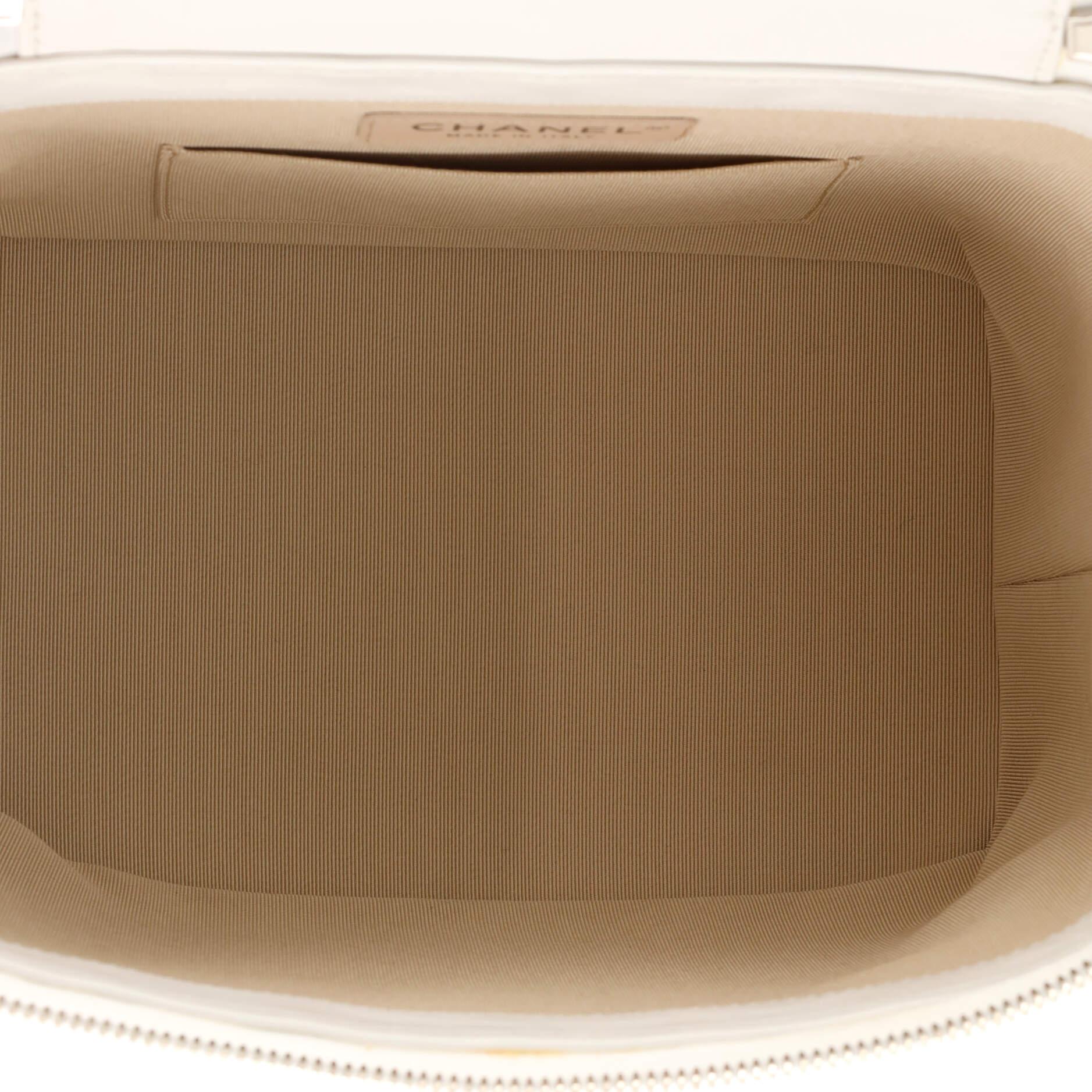 Chanel Take Away Vanity Case Rattan and Calfskin Medium 2