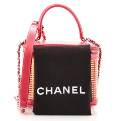Waschtischgehäuse aus Rattan und Kalbsleder von Chanel