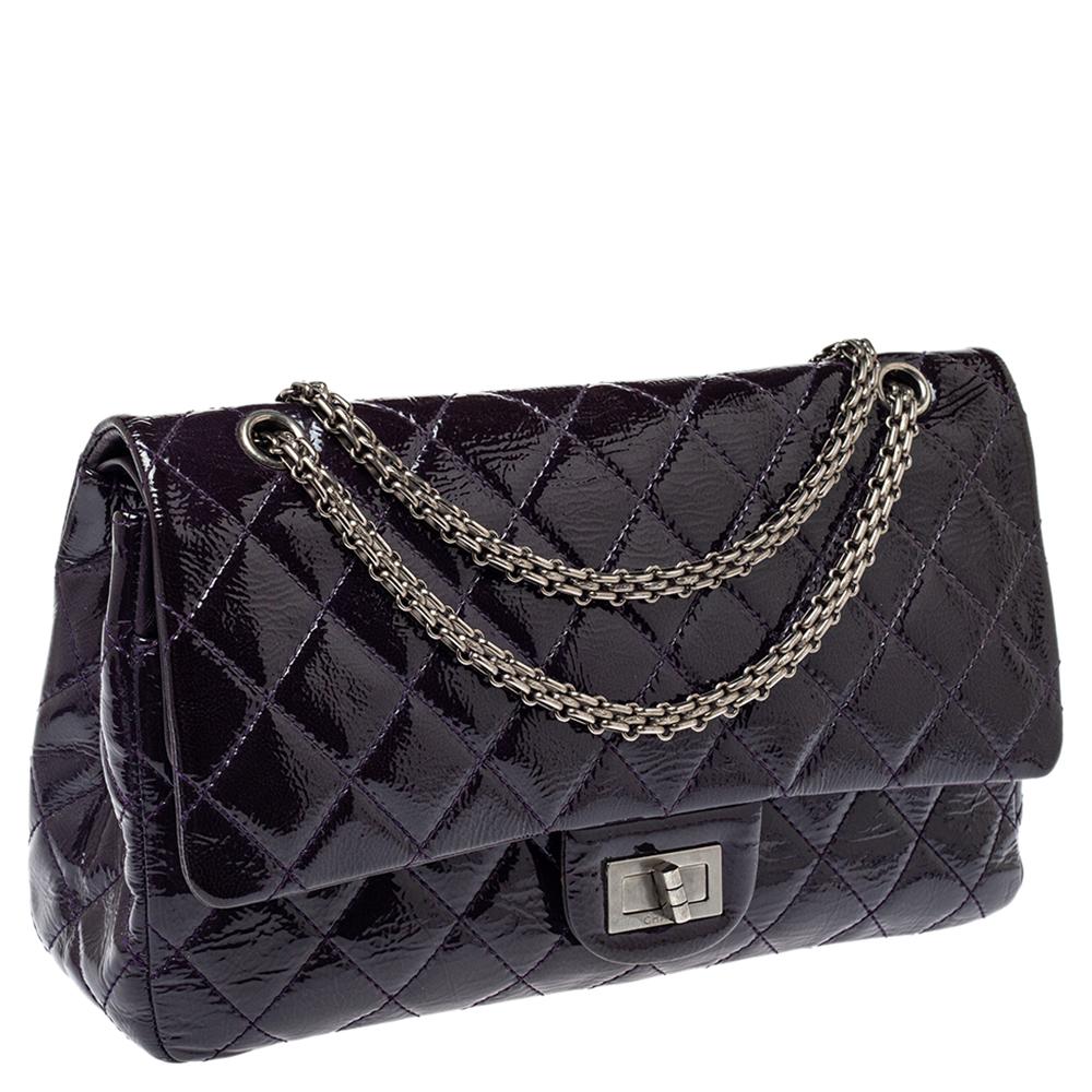 Black Chanel Tale Quilted Leather Reissue 2.55 Classic 227 Flap Bag