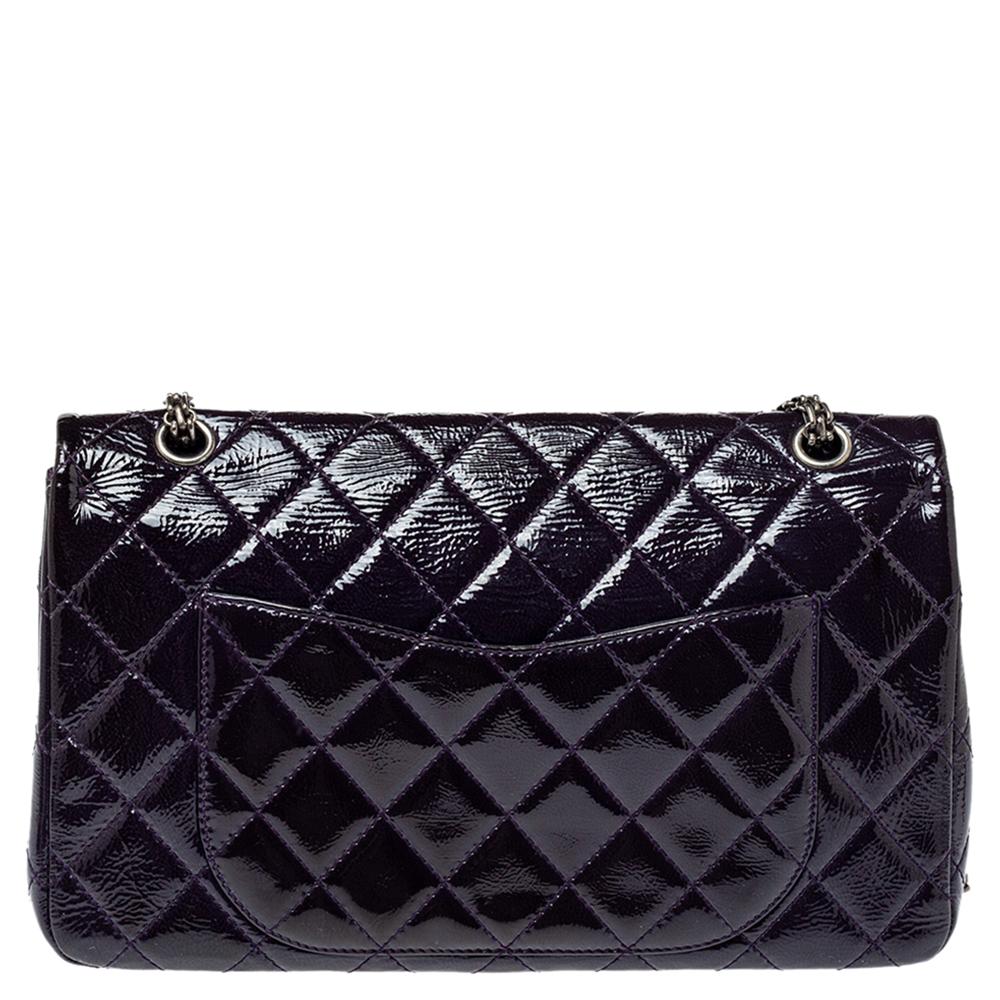 Chanel Tale Quilted Leather Reissue 2.55 Classic 227 Flap Bag In Good Condition In Dubai, Al Qouz 2