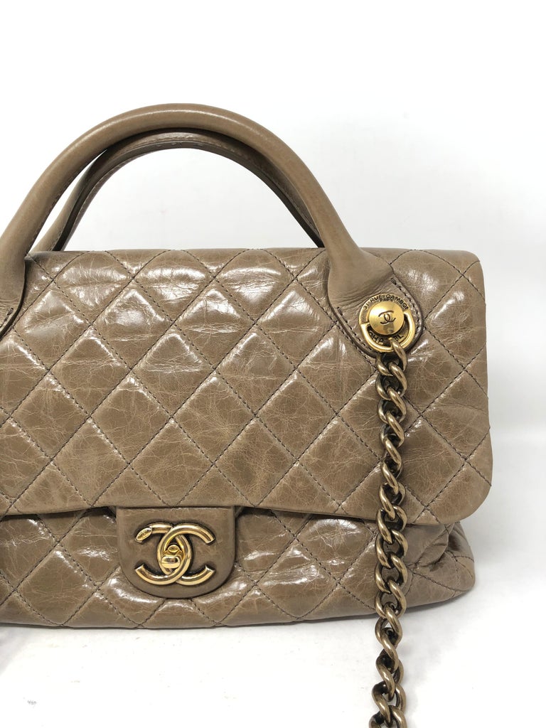 Chanel Tan Bag at 1stDibs