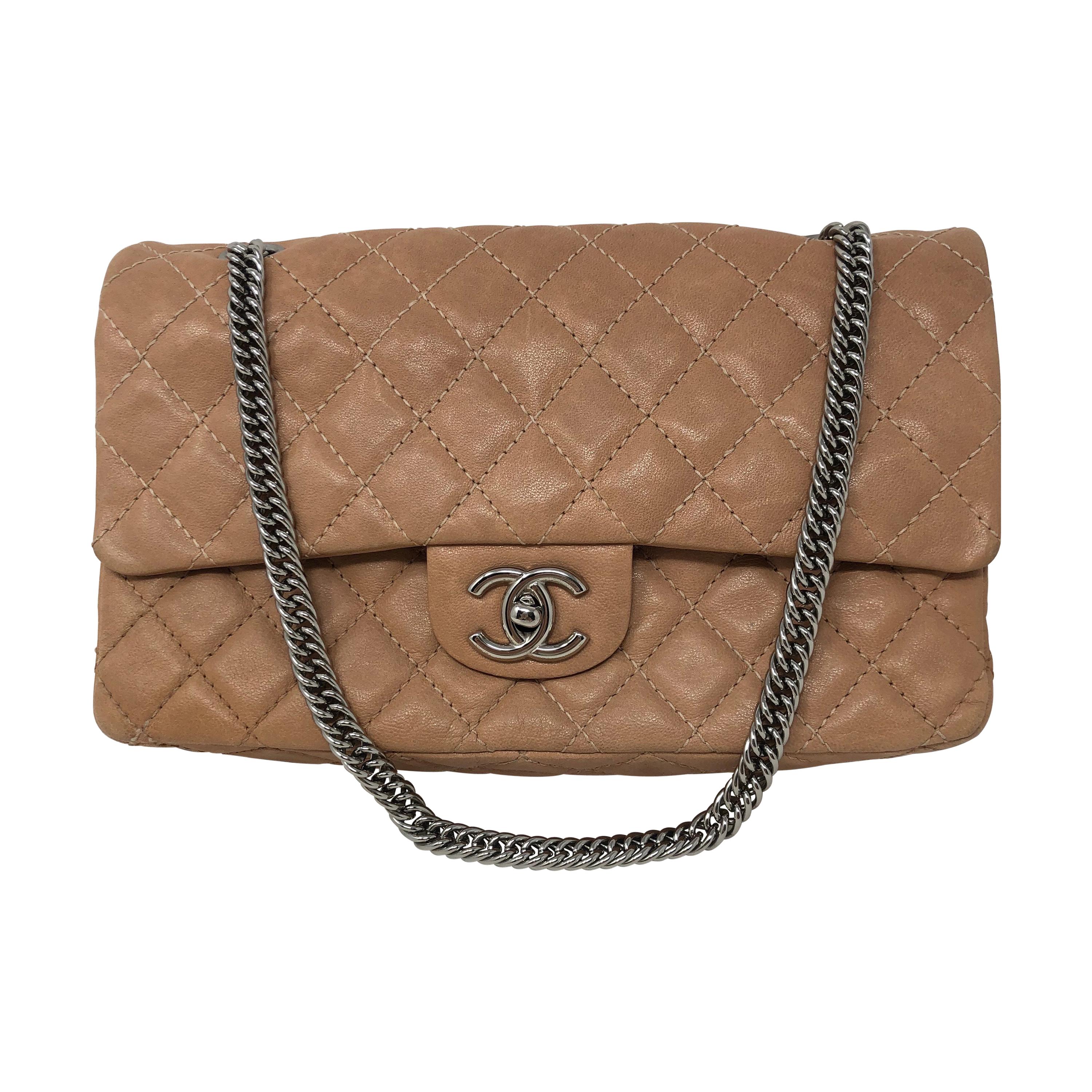 Chanel Tan Flap Bag