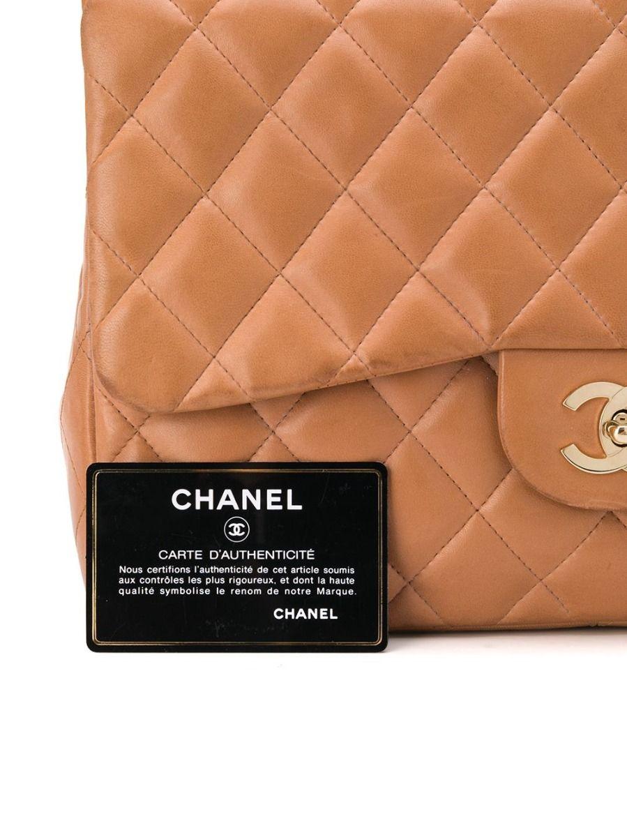 chanel tan purse