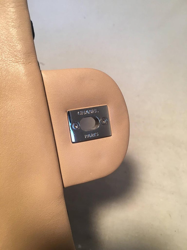Chanel Tan Leather Lattice Canebiers Medium Classic Flap Bag For Sale ...