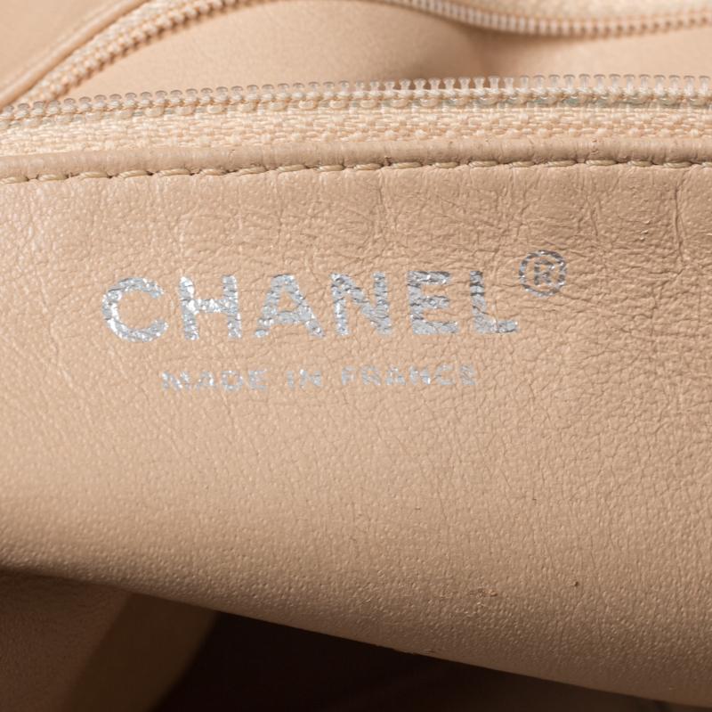 Chanel Tan Leather Medium Modern Chain Tote 5