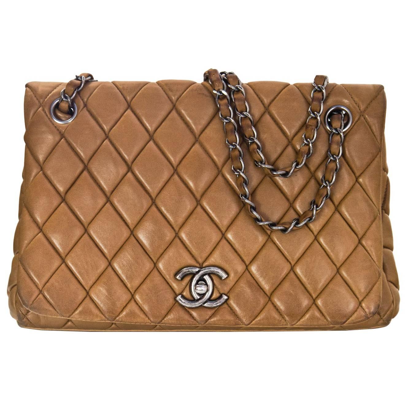Chanel 22 mini hobo bag goldtan calfskin  VintageUnited