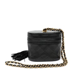 Chanel Tassel Small Vanity Case bag Quilted Lambskin with Chain crossbody