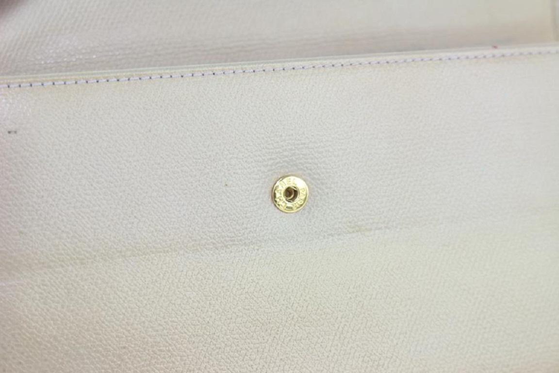 Chanel Taupe Cc Button Line Long Bifold 11cz1005 Wallet 5