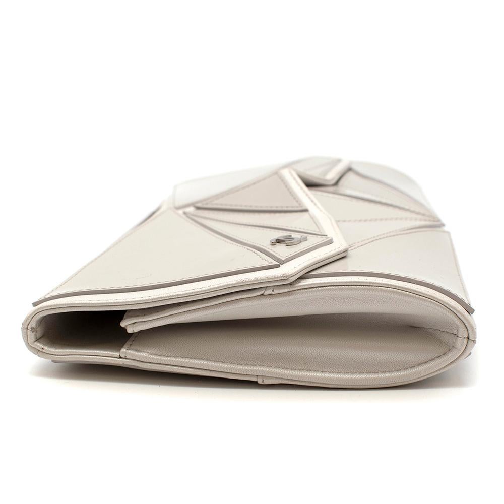 taupe clutch bag