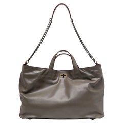 Chanel Bolso Tote Mademoiselle Reissue Gris Topo