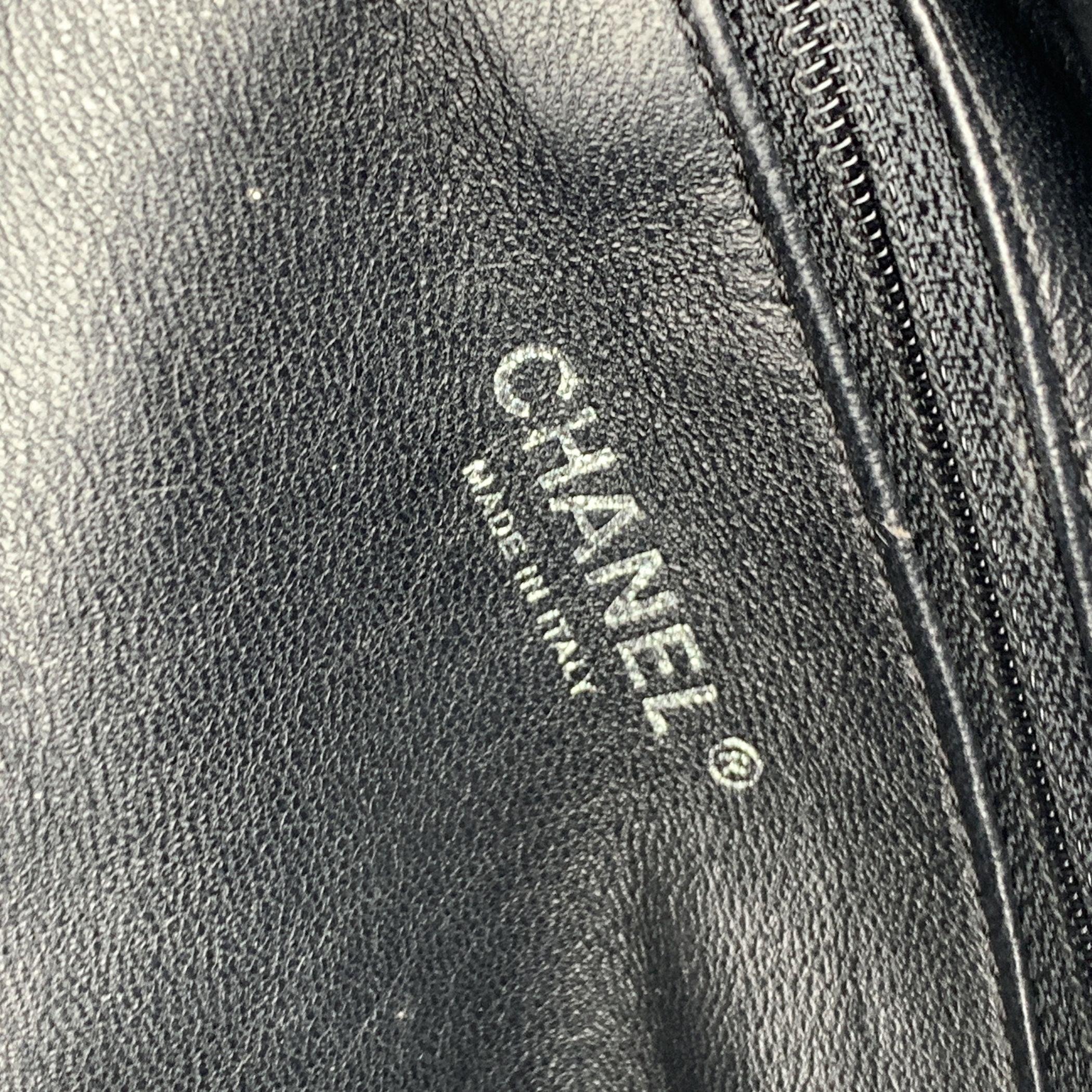 Chanel Taupe Leather Luxe Ligne Chain Around Bowling Bowler Bag 2