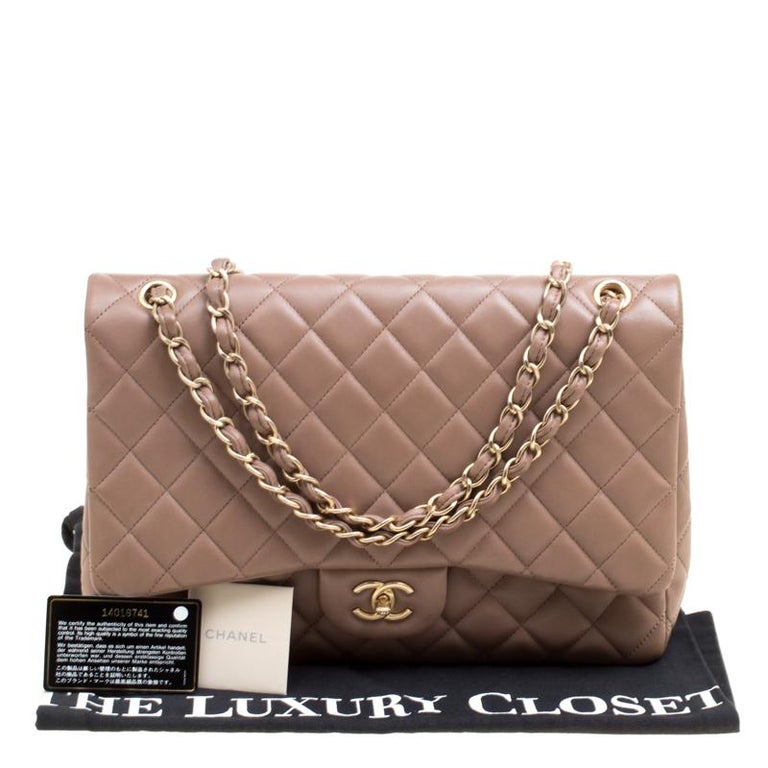 chanel tasche taupe