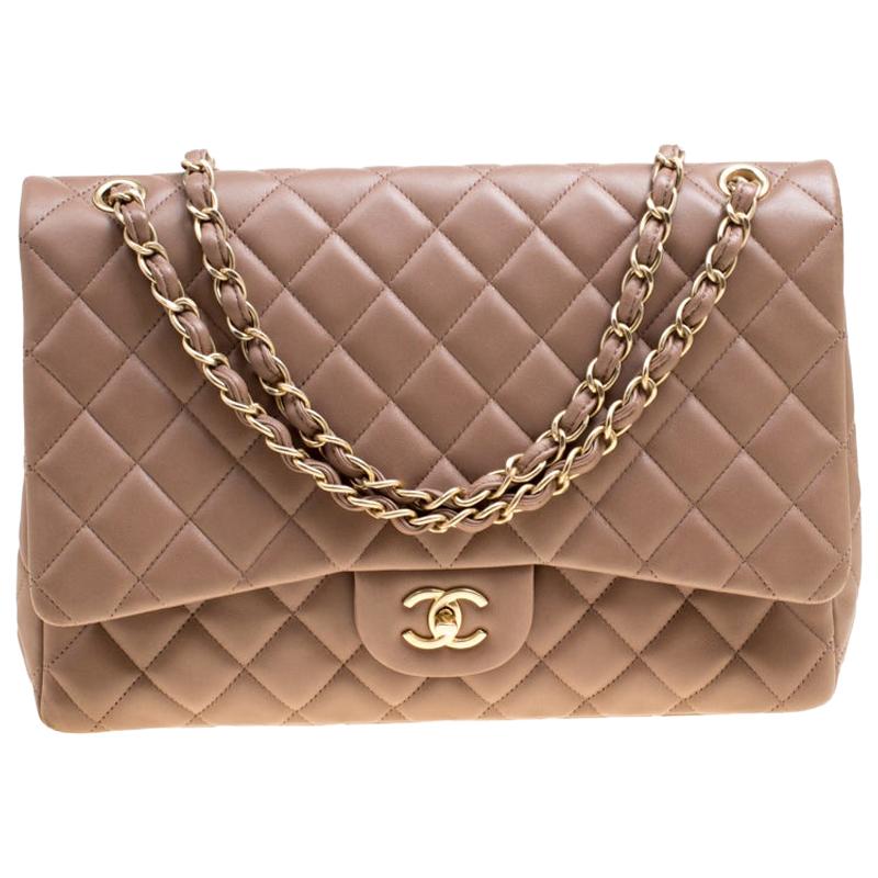 chanel taupe bag