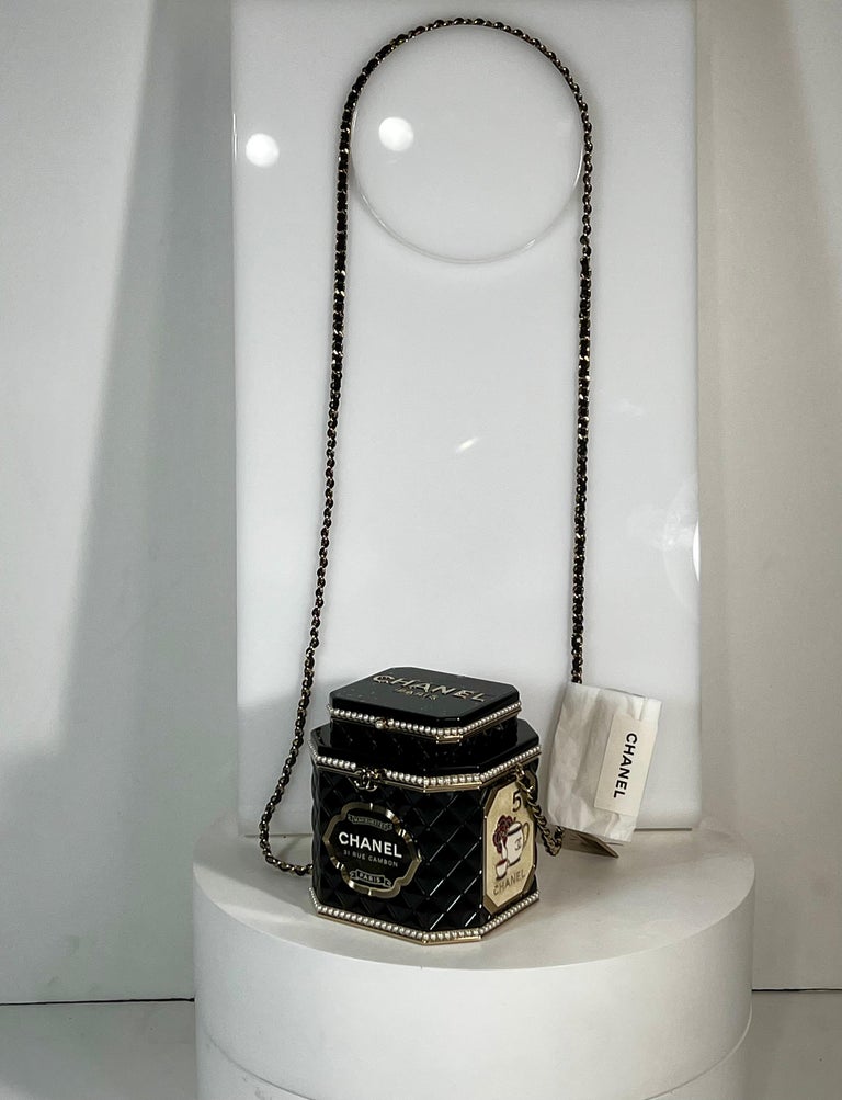 Chanel — Tea Caddy Minaudière NEW unused IN ORIGINAL BOX Circa