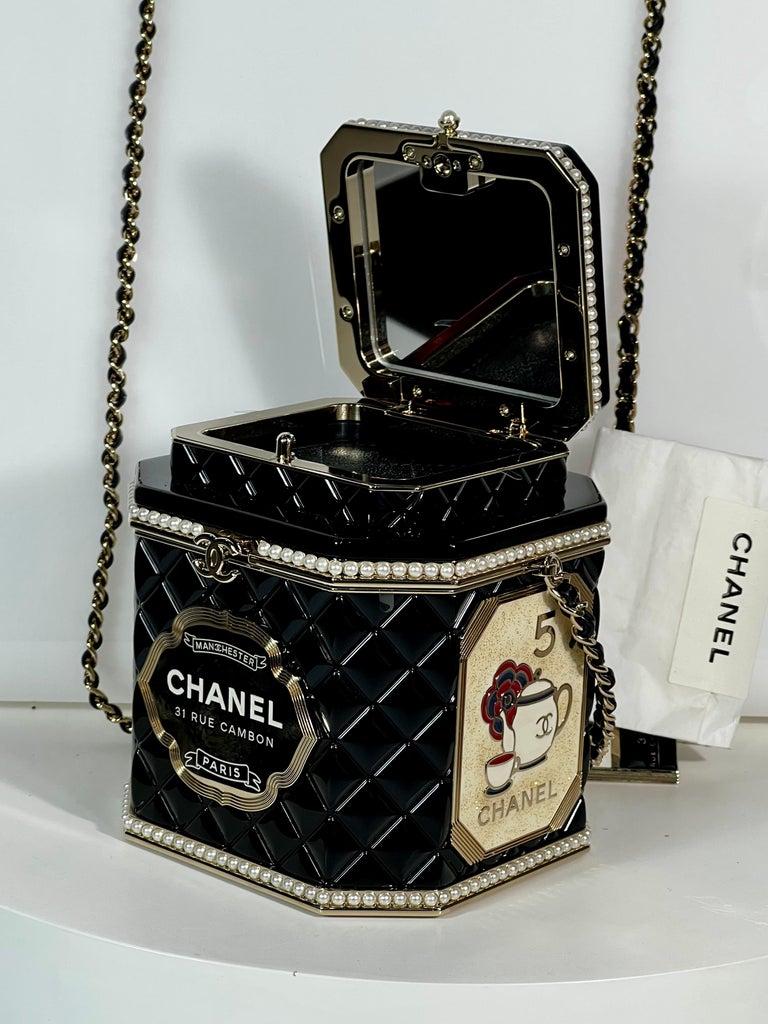 Chanel — Tea Caddy Minaudière NEW unused IN ORIGINAL BOX Circa