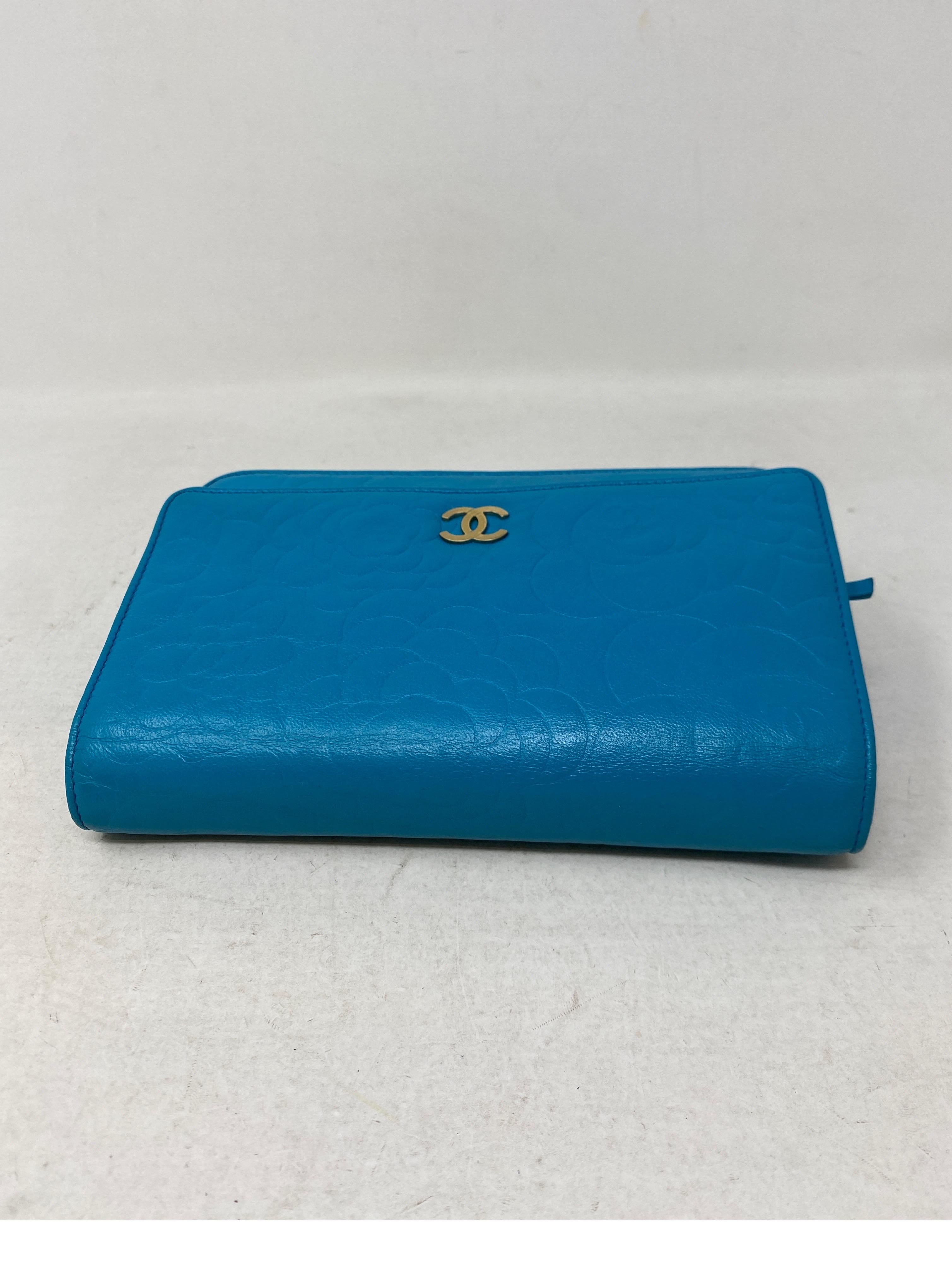 Chanel Teal Wallet On A Chain Bag  2