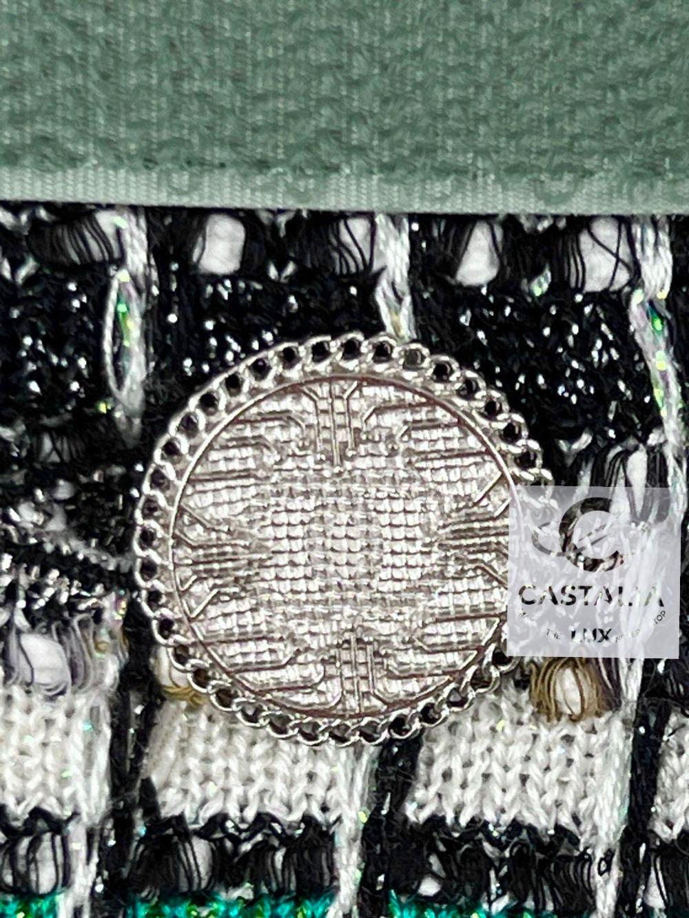 Chanel Techno-Chic Jacket with CC Jewel Appliqués 36 FR en vente 6