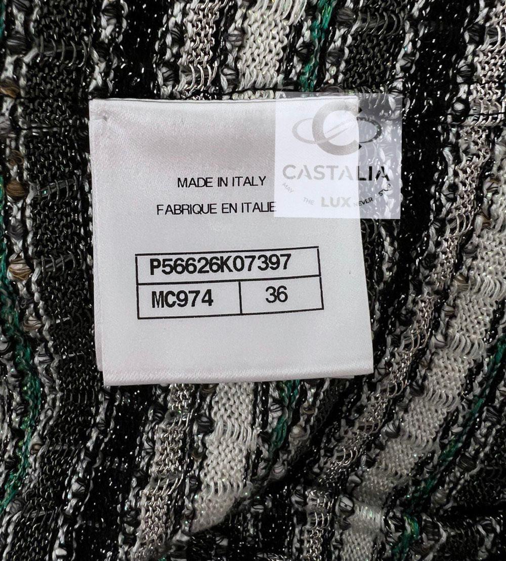Chanel Techno-Chic Jacket with CC Jewel Appliqués 36 FR en vente 12