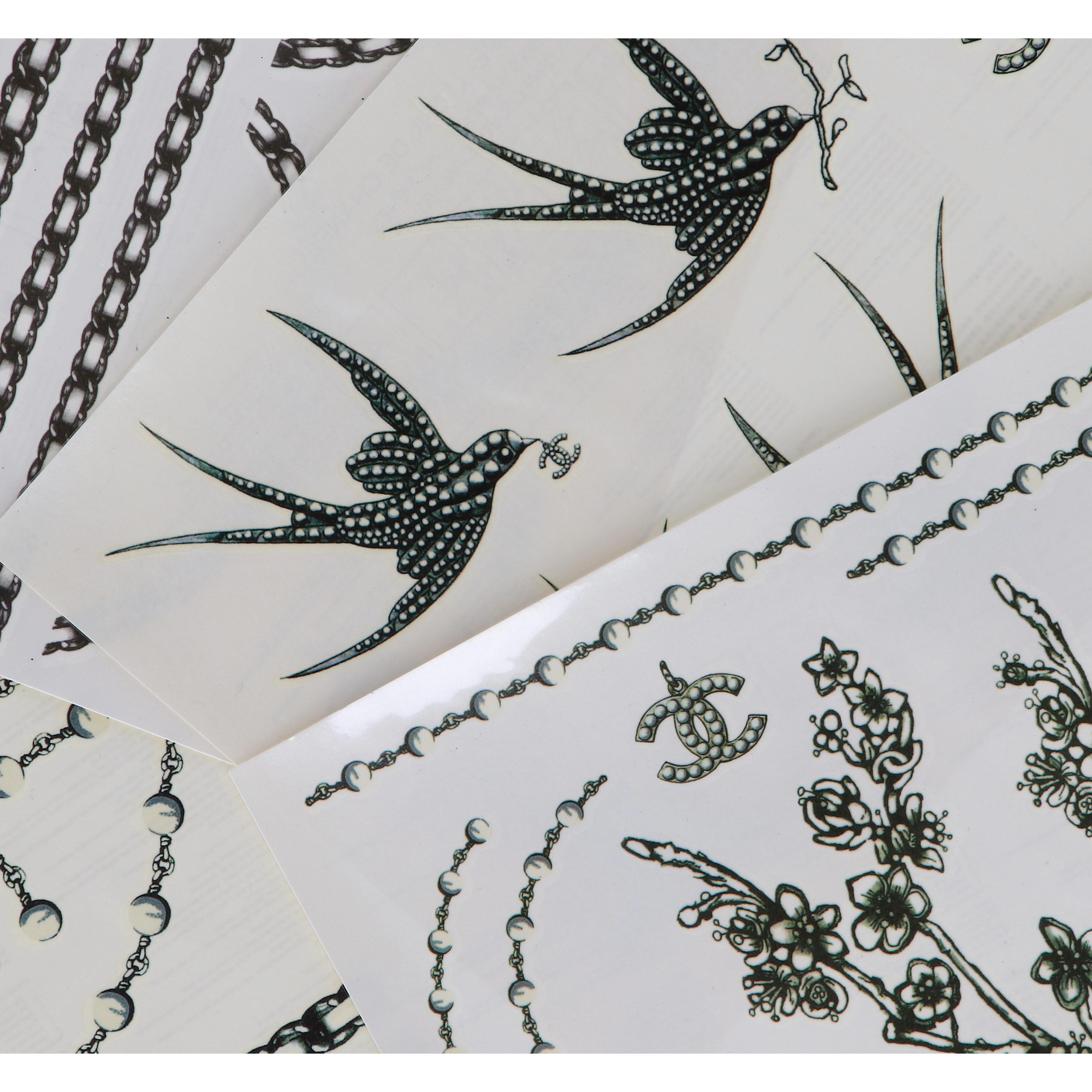 Chanel Temporary Tattoos Set, 2010s 1