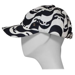 CHANEL Tennis Black/White Hat NEW With Tags