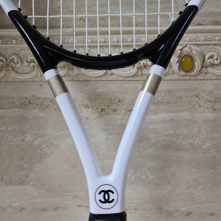 Chanel 23C Pink Quilted Tennis Racquet Mirror Collectors Piece
