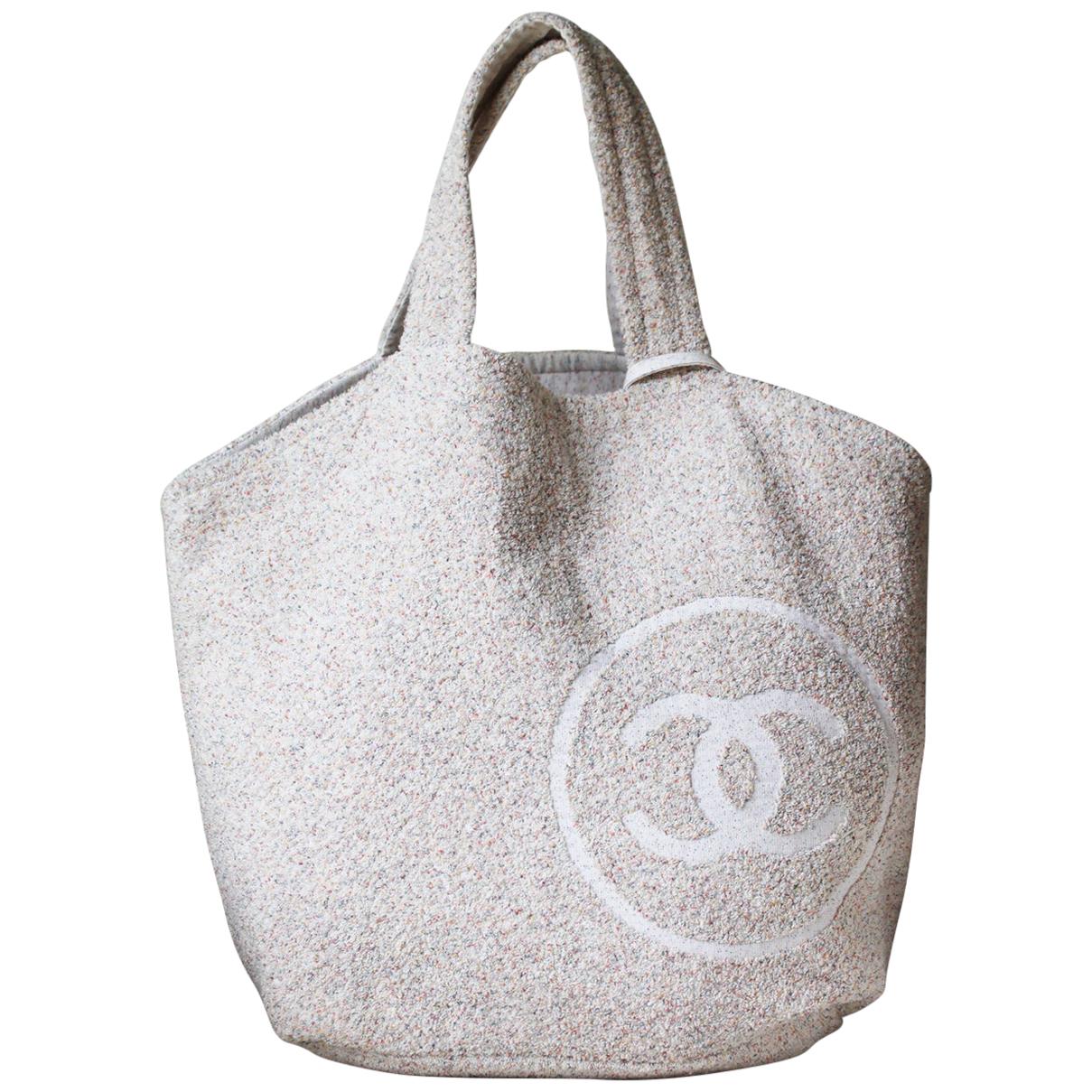 chanel terry beach bag