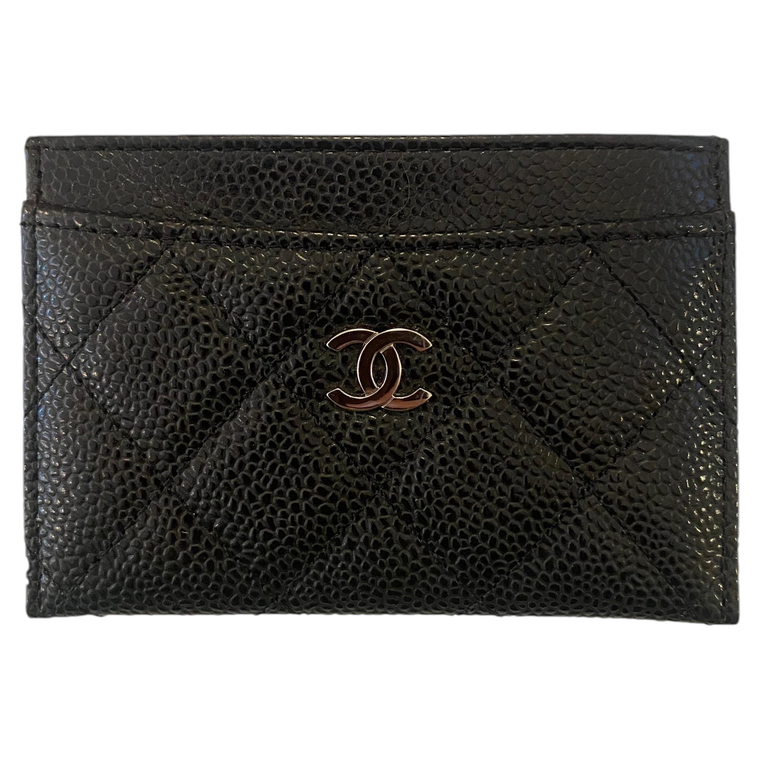 Chanel Textured Leather Cardholder