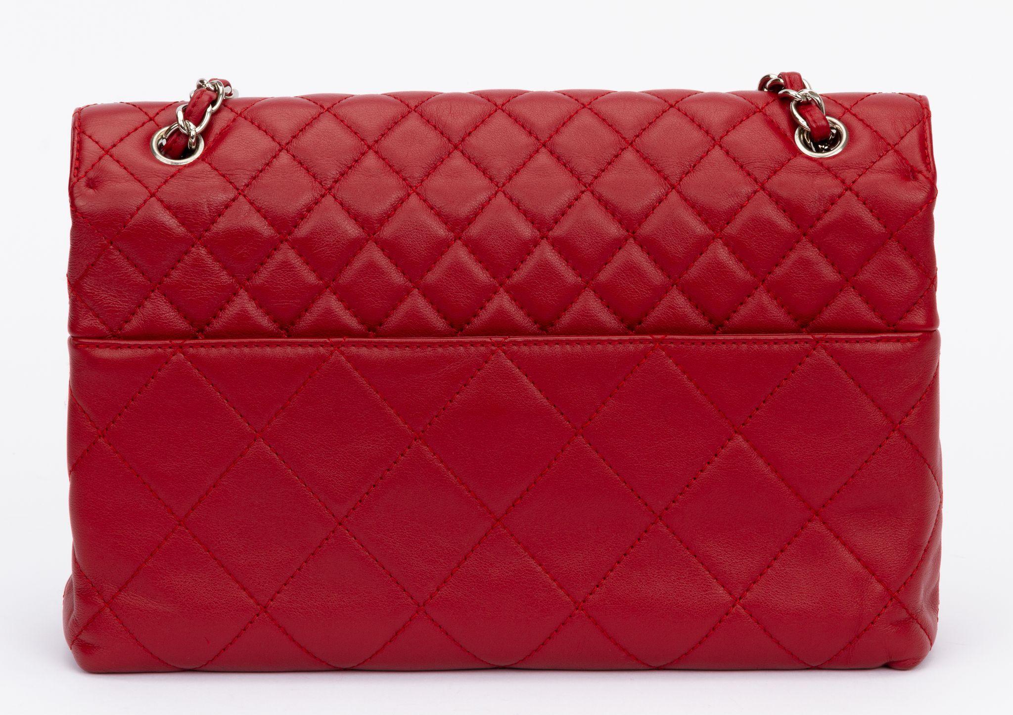 borsa chanel interno rosso