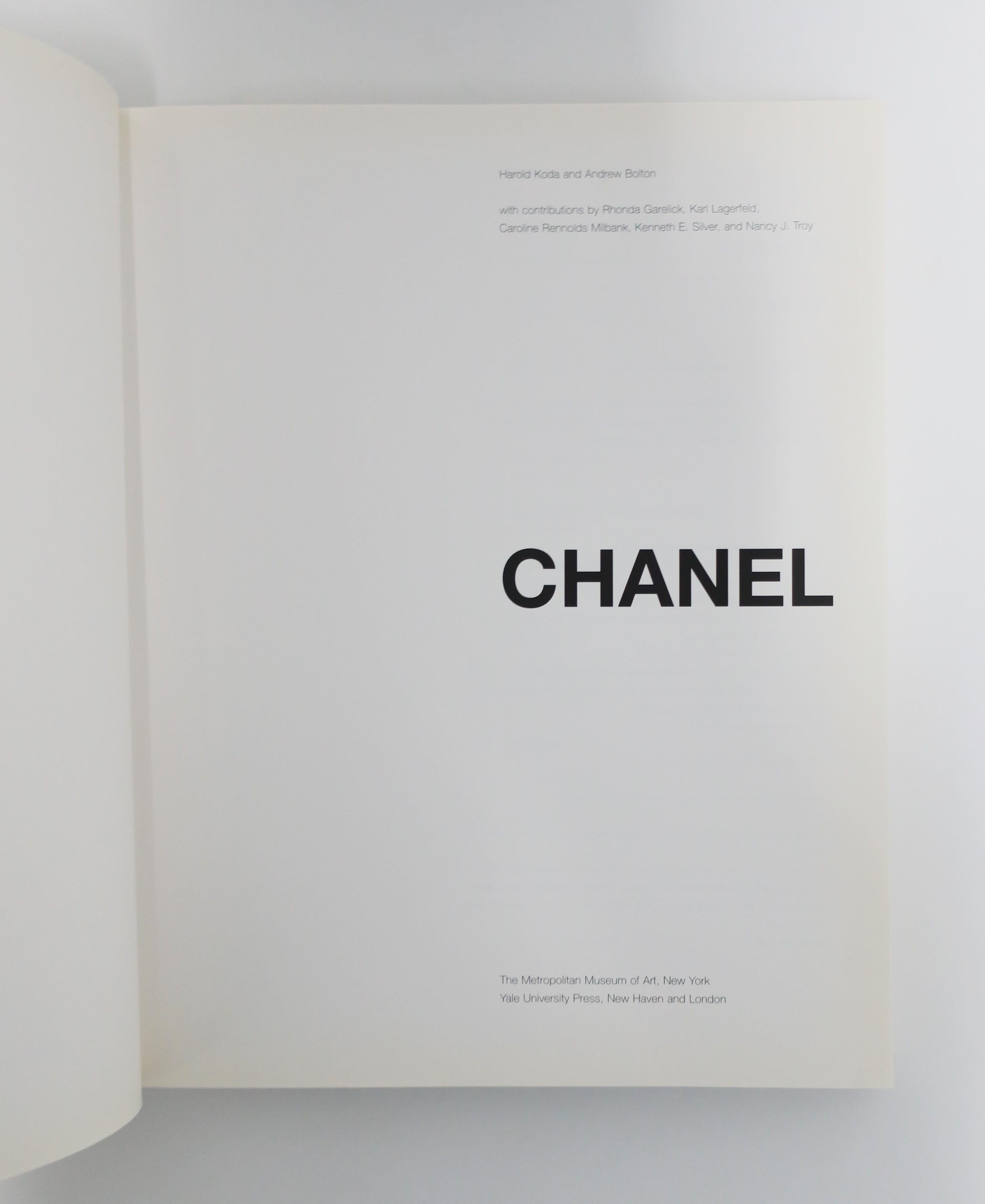chanel hardcover coffee table book
