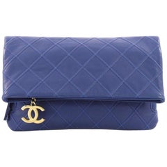 Chanel Thin City Clutch Quilted Calfskin Small