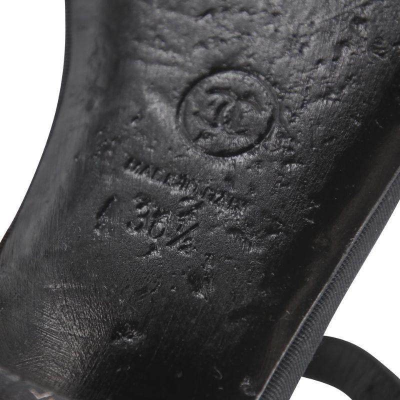 Chanel Zehen-Sandalen mit Knöchelriemen 36,5 Bronze CC Logo Laufsteg CC-0712N-0013 im Zustand „Gut“ im Angebot in Downey, CA