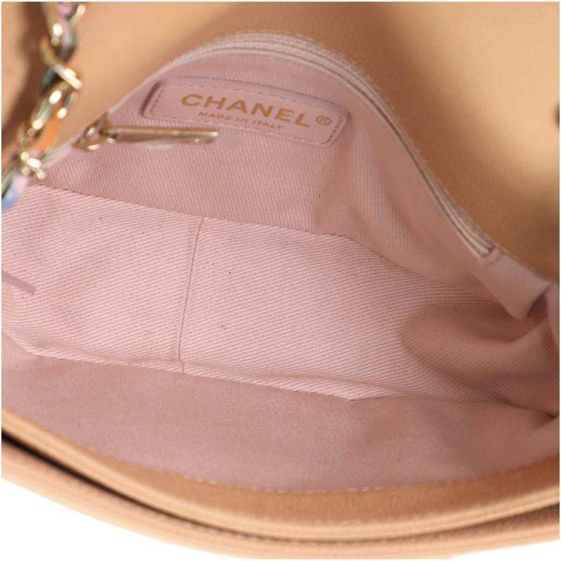 Chanel Faden um Klappe Tasche gesteppt Kaviar klein 1