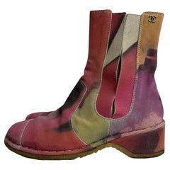 Chanel Botas Efecto Tie-Dye Sz.38