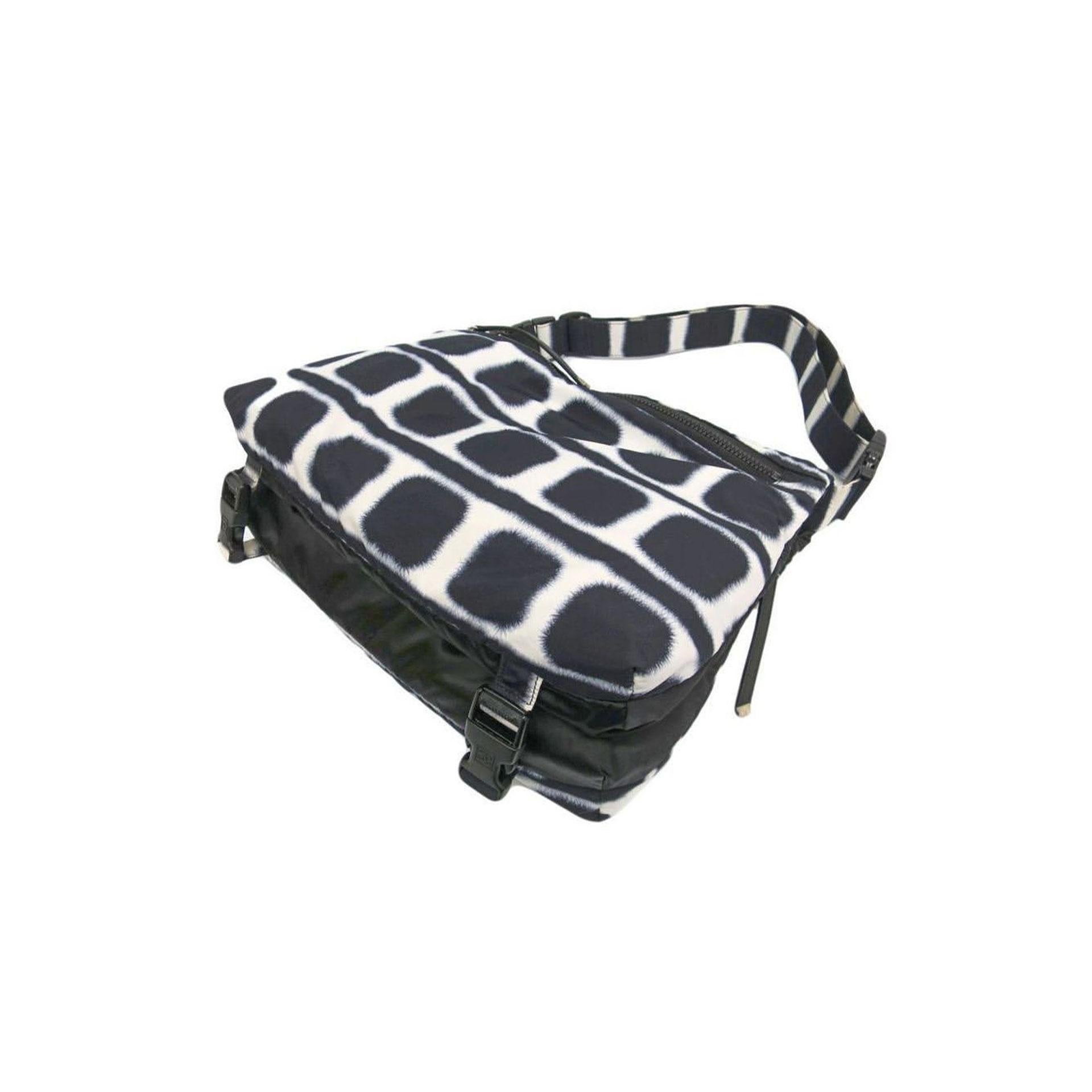 Black Chanel Tie Dye Messenger Crossbody Waist Bag For Sale