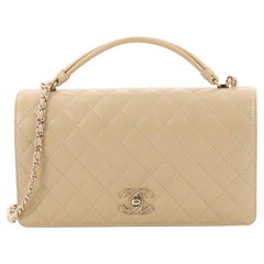 Chanel Tied Flap Bag Quilted Lambskin Medium