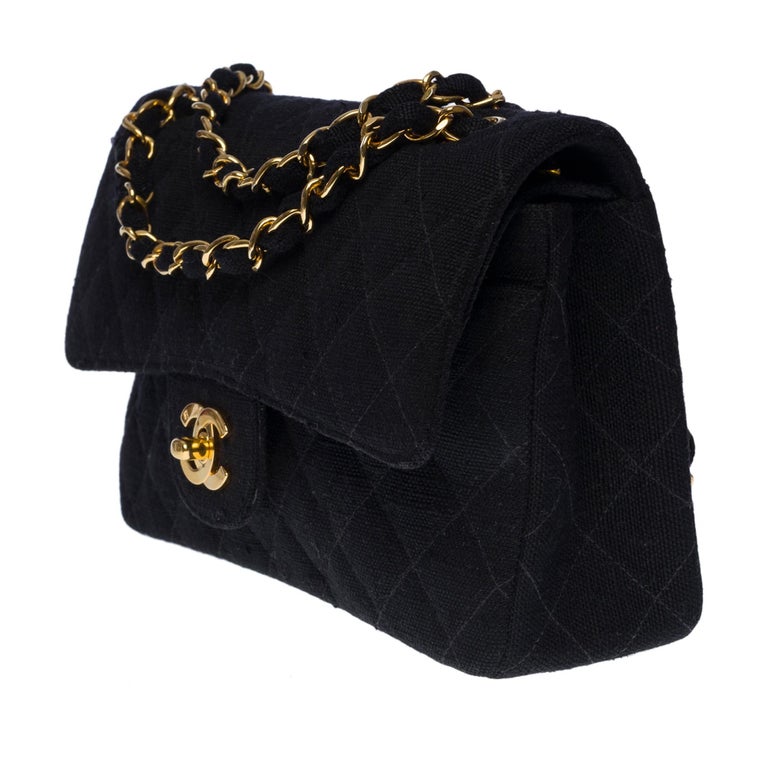 NEW CHANEL 2023 Jumbo Classic Caviar Double Flap Black Bag Gold CC HWR  MICROCHIP