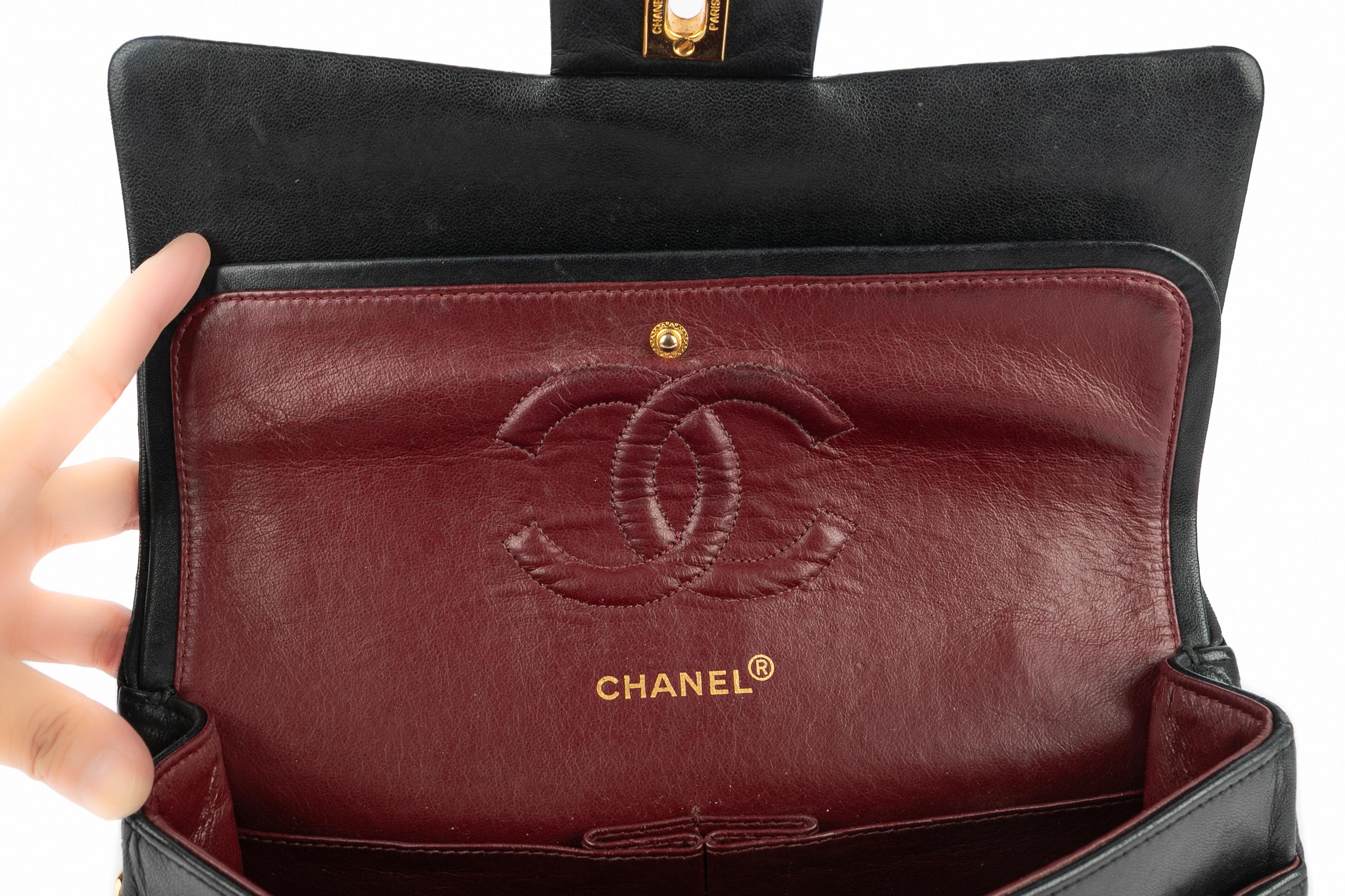 Bolso Chanel Timeless 1989-1991 en venta 6