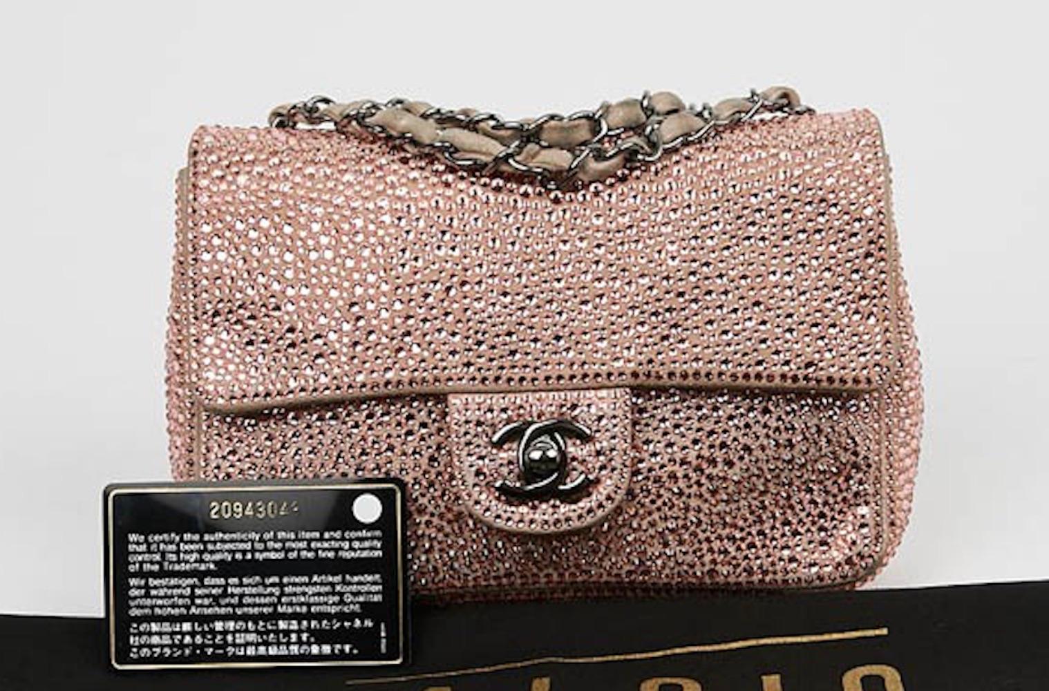 Chanel Limited Edition Timeless Bag In Pink Velvet Calf Leather  5