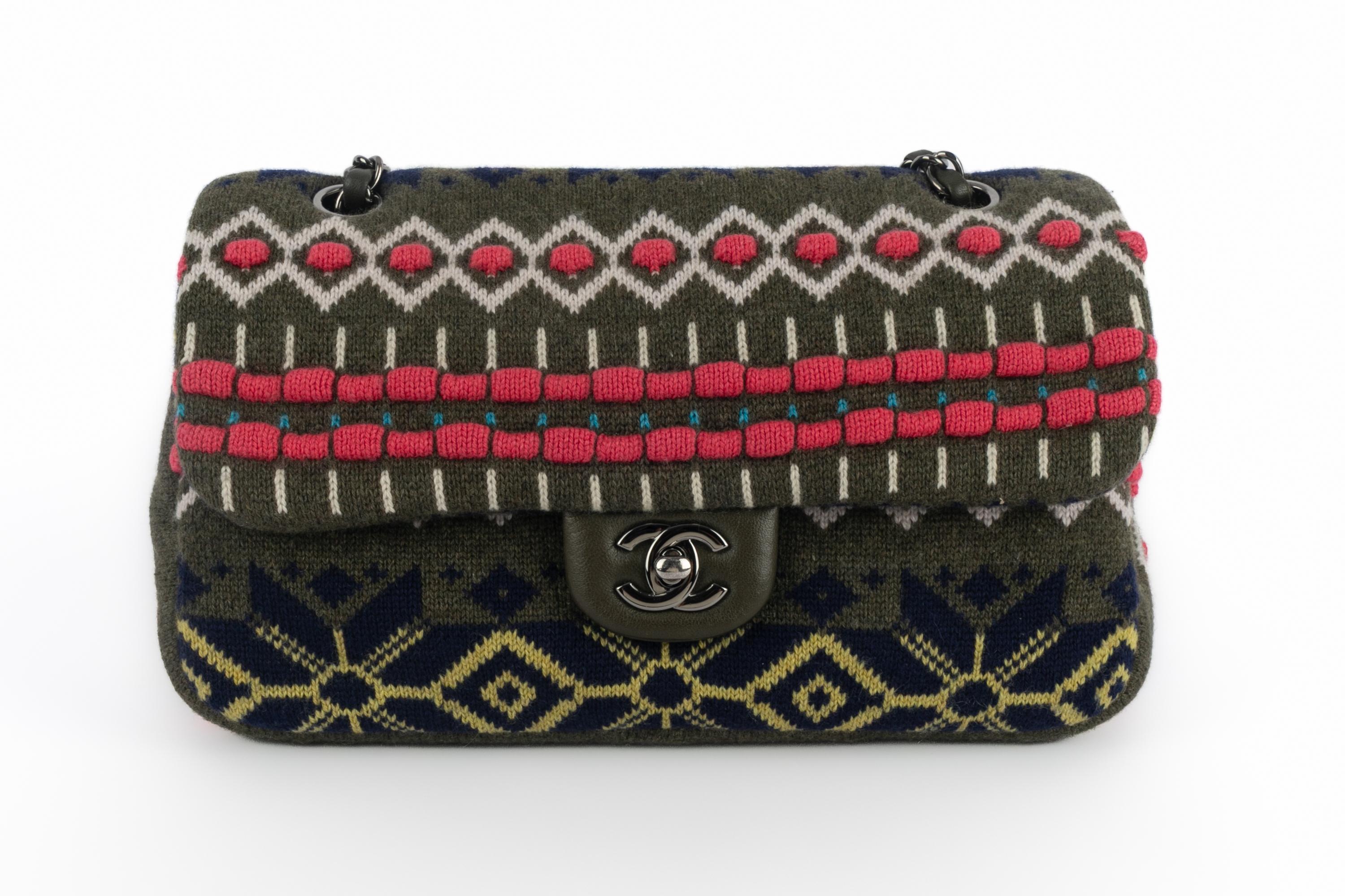 Nero Borsa Chanel Timeless Parigi Salisburgo 2015 in vendita