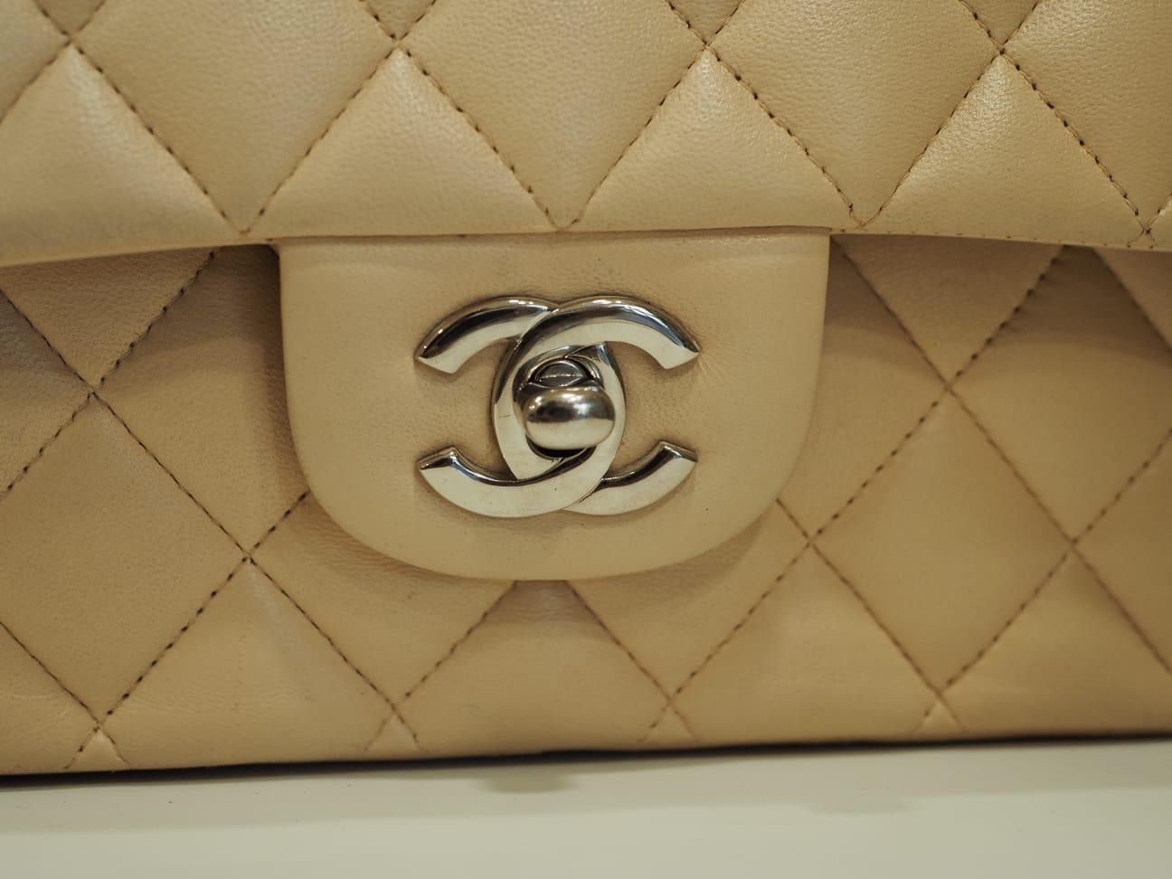 Chanel timeless beige 2.55 shoulder bag 2