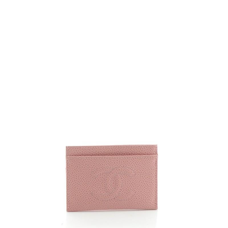 Chanel Timeless Card Holder Caviar